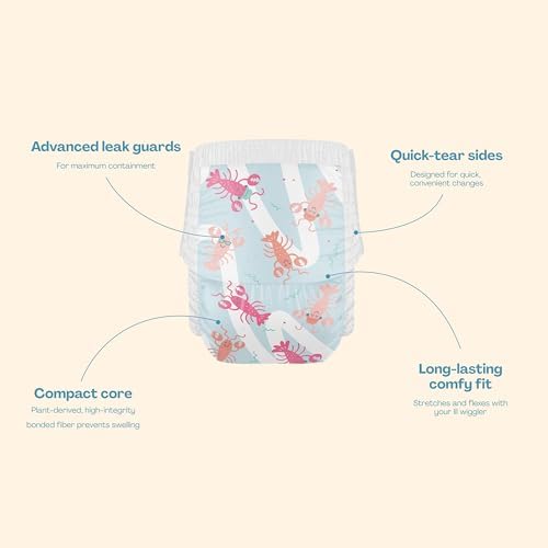 Hello Bello Premium Swim Diapers I Affordable and Eco-Friendly Disposable Swim Dipes for Babies and Kids I Size Medium