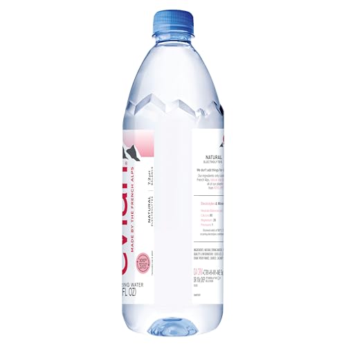 evian Natural Spring Water, PH Balanced with Natural Electrolytes, 16.9fl oz./500mL Bottles (pack of 24)