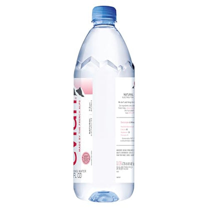 evian Natural Spring Water, PH Balanced with Natural Electrolytes, 16.9fl oz./500mL Bottles (pack of 24)
