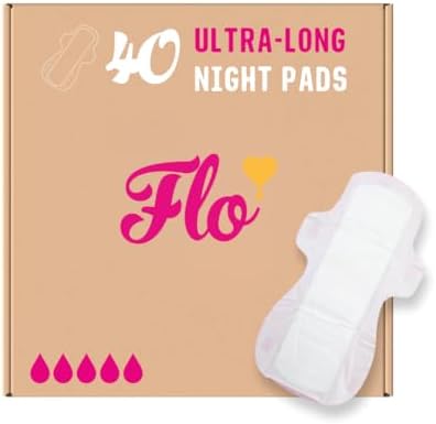 FLO - Organic Bamboo Pads, Day &amp; Night Combo Pack, 15 Count