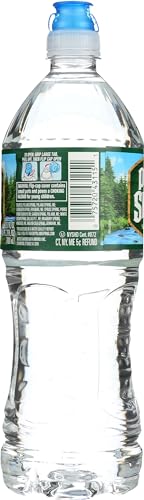 Poland Spring Maine Spring Water Bottles, 24 Pack – Crisp, Still Bottled Water with Naturally Balanced Occurring Minerals &amp; Electrolytes for Taste - 16.9 Fl Oz