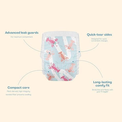 Hello Bello Premium Swim Diapers I Affordable and Eco-Friendly Disposable Swim Dipes for Babies and Kids I Size Medium