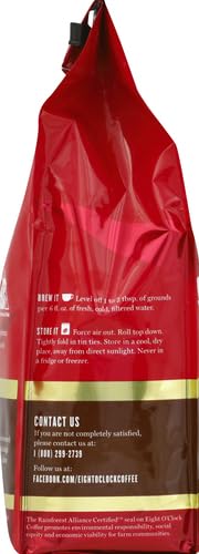 Eight O'Clock Coffee The Original Ground Coffee, Medium Roast, 32 Ounce (Pack of 1) - Sweet, Fruity, Well Balanced