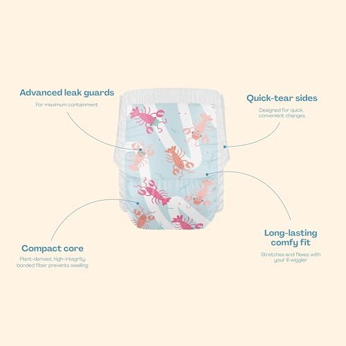 Hello Bello Premium Swim Diapers I Affordable and Eco-Friendly Disposable Swim Dipes for Babies and Kids I Size Medium