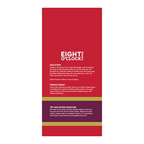 Eight O'Clock Coffee The Original Ground Coffee, Medium Roast, 32 Ounce (Pack of 1) - Sweet, Fruity, Well Balanced