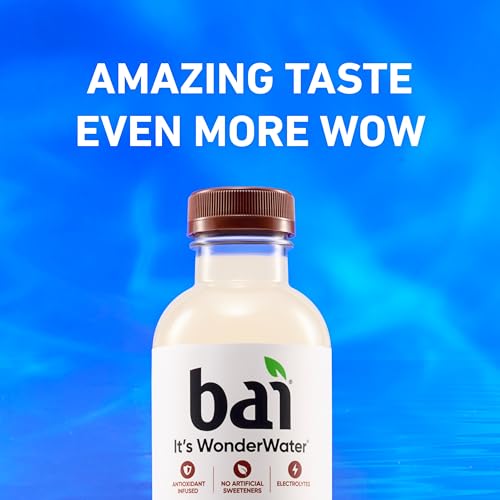 Bai Coconut Variety Pack, Antioxidant Infused Water Beverage, with Vitamin C and No Artificial Sweeteners, 18 fl oz bottles, 12 pack