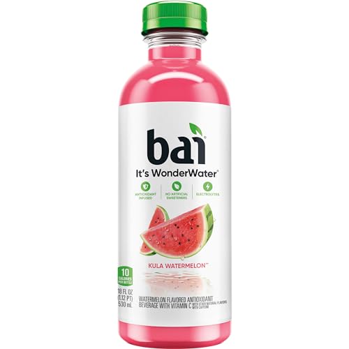 Bai Coconut Variety Pack, Antioxidant Infused Water Beverage, with Vitamin C and No Artificial Sweeteners, 18 fl oz bottles, 12 pack