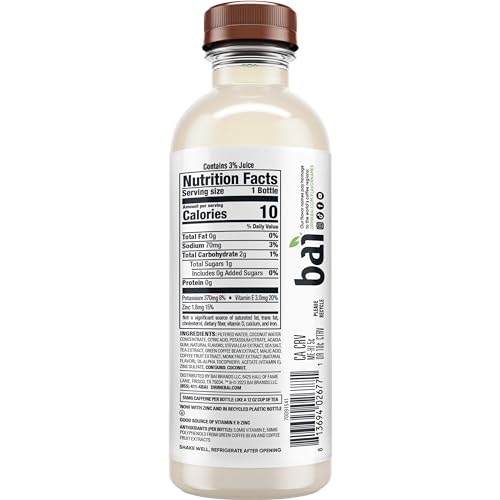 Bai Coconut Variety Pack, Antioxidant Infused Water Beverage, with Vitamin C and No Artificial Sweeteners, 18 fl oz bottles, 12 pack