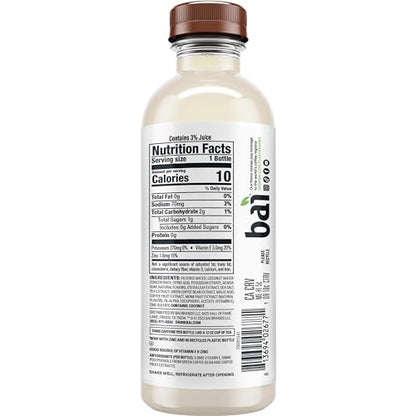 Bai Coconut Variety Pack, Antioxidant Infused Water Beverage, with Vitamin C and No Artificial Sweeteners, 18 fl oz bottles, 12 pack