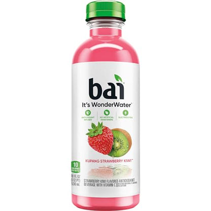 Bai Coconut Variety Pack, Antioxidant Infused Water Beverage, with Vitamin C and No Artificial Sweeteners, 18 fl oz bottles, 12 pack