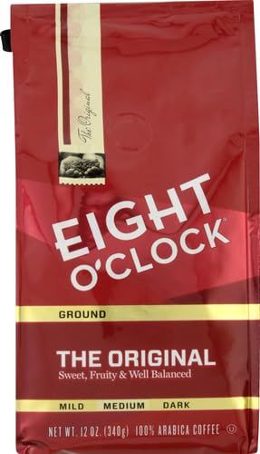 Eight O'Clock Coffee The Original Ground Coffee, Medium Roast, 32 Ounce (Pack of 1) - Sweet, Fruity, Well Balanced