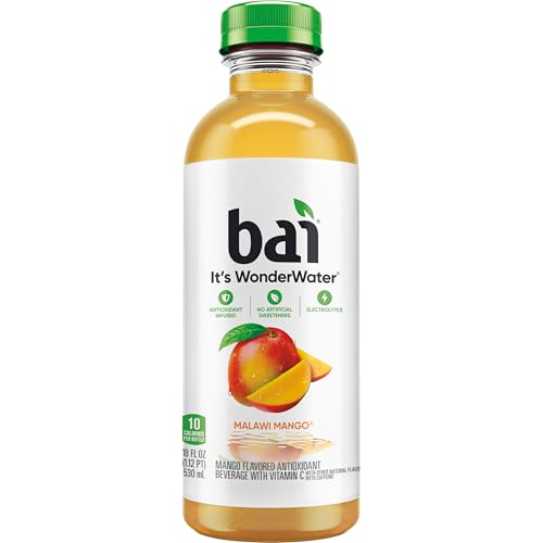 Bai Coconut Variety Pack, Antioxidant Infused Water Beverage, with Vitamin C and No Artificial Sweeteners, 18 fl oz bottles, 12 pack