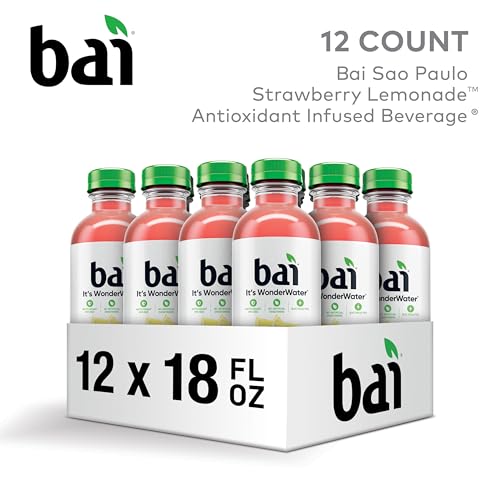 Bai Coconut Variety Pack, Antioxidant Infused Water Beverage, with Vitamin C and No Artificial Sweeteners, 18 fl oz bottles, 12 pack