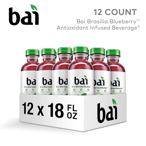 Bai Coconut Variety Pack, Antioxidant Infused Water Beverage, with Vitamin C and No Artificial Sweeteners, 18 fl oz bottles, 12 pack