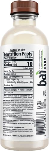 Bai Coconut Variety Pack, Antioxidant Infused Water Beverage, with Vitamin C and No Artificial Sweeteners, 18 fl oz bottles, 12 pack