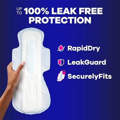 Always Maxi Overnight Pads with Wings for Women, Size 4, Overnight Absorbency, Unscented, 33 Count