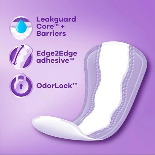 Always Daily Extra Protect Liners, Long Length, Unscented Panty Liners, 108 Count