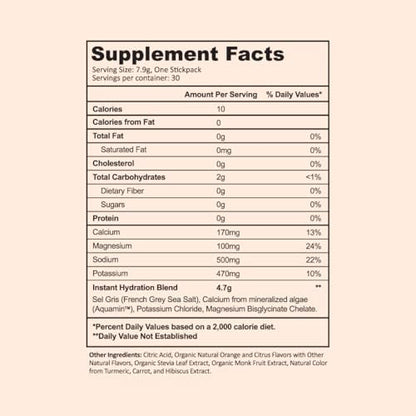 Instant Hydration Electrolytes Powder Packets - Raspberry Electrolyte Drink Mix - Zero Sugar - Keto, Vegan, Gluten-Free, Non-GMO - Boost Recovery, Brain Health, Muscle &amp; Tissue Support- 30 Sticks