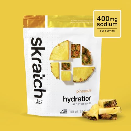 Skratch Labs Hydration Powder | Sport Drink Mix | Electrolytes Powder for Exercise, Endurance, and Performance | Lemon + Lime | 20 Servings | Non-GMO, Vegan, Kosher