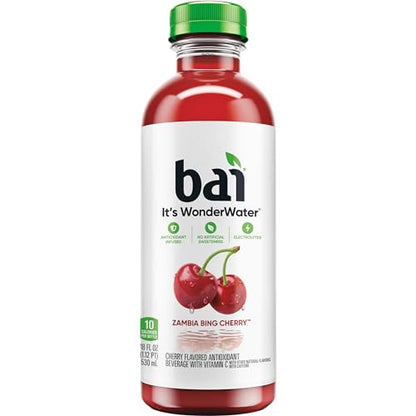 Bai Coconut Variety Pack, Antioxidant Infused Water Beverage, with Vitamin C and No Artificial Sweeteners, 18 fl oz bottles, 12 pack