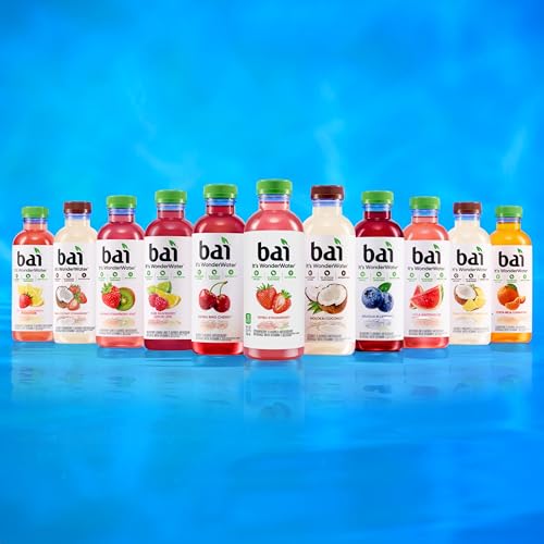 Bai Coconut Variety Pack, Antioxidant Infused Water Beverage, with Vitamin C and No Artificial Sweeteners, 18 fl oz bottles, 12 pack
