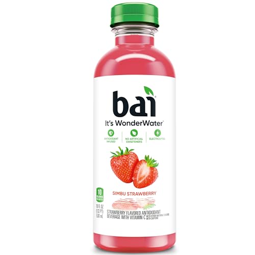 Bai Coconut Variety Pack, Antioxidant Infused Water Beverage, with Vitamin C and No Artificial Sweeteners, 18 fl oz bottles, 12 pack