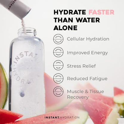 Instant Hydration Electrolytes Powder Packets - Raspberry Electrolyte Drink Mix - Zero Sugar - Keto, Vegan, Gluten-Free, Non-GMO - Boost Recovery, Brain Health, Muscle &amp; Tissue Support- 30 Sticks