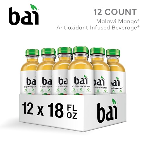 Bai Coconut Variety Pack, Antioxidant Infused Water Beverage, with Vitamin C and No Artificial Sweeteners, 18 fl oz bottles, 12 pack