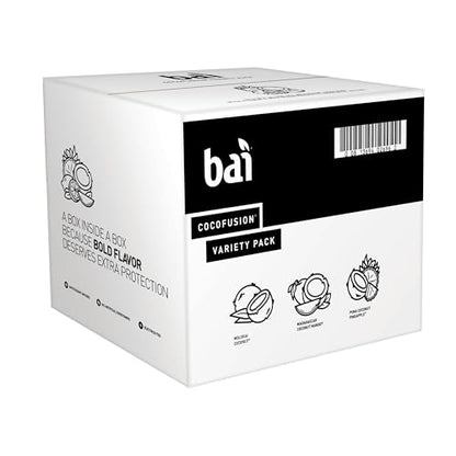 Bai Coconut Variety Pack, Antioxidant Infused Water Beverage, with Vitamin C and No Artificial Sweeteners, 18 fl oz bottles, 12 pack