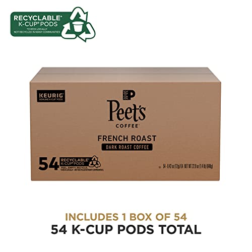 Peet's Coffee, Dark Roast Single Serve Coffee Pods - Major Dickason's Blend 75 Count (1 Box of 75 Pods)
