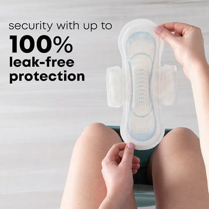 U by Kotex Ultra Thin Pads, Clean &amp; Secure, Heavy Absorbency, 56 Count (Packaging May Vary)