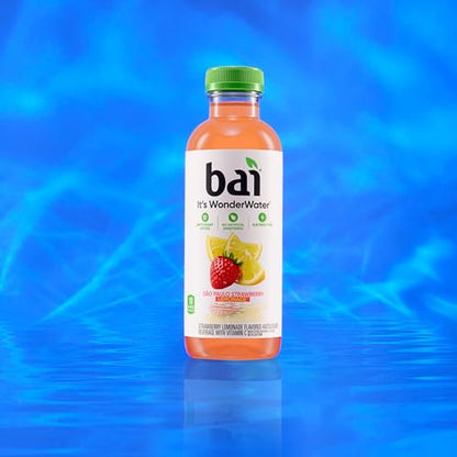 Bai Coconut Variety Pack, Antioxidant Infused Water Beverage, with Vitamin C and No Artificial Sweeteners, 18 fl oz bottles, 12 pack
