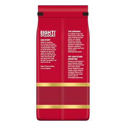 Eight O'Clock Coffee The Original Ground Coffee, Medium Roast, 32 Ounce (Pack of 1) - Sweet, Fruity, Well Balanced