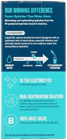 LIQUID IV Hydration Strwbry 10Ct Bx 5.64 OZ