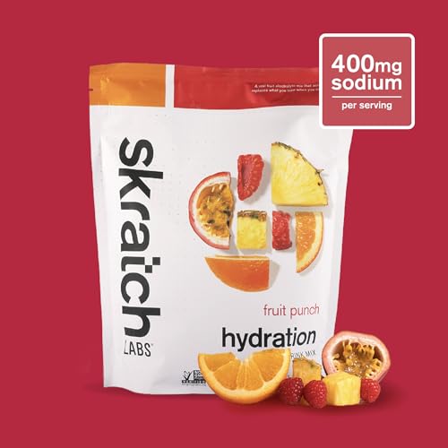 Skratch Labs Hydration Powder | Sport Drink Mix | Electrolytes Powder for Exercise, Endurance, and Performance | Lemon + Lime | 20 Servings | Non-GMO, Vegan, Kosher
