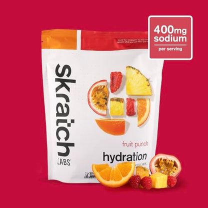 Skratch Labs Hydration Powder | Sport Drink Mix | Electrolytes Powder for Exercise, Endurance, and Performance | Lemon + Lime | 20 Servings | Non-GMO, Vegan, Kosher