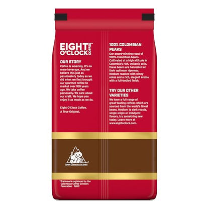 Eight O'Clock Coffee The Original Ground Coffee, Medium Roast, 32 Ounce (Pack of 1) - Sweet, Fruity, Well Balanced