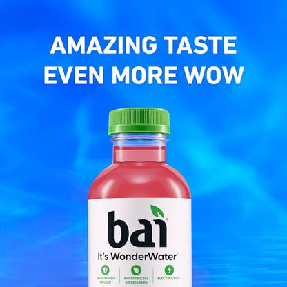 Bai Coconut Variety Pack, Antioxidant Infused Water Beverage, with Vitamin C and No Artificial Sweeteners, 18 fl oz bottles, 12 pack