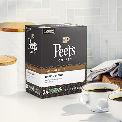 Peet's Coffee, Dark Roast Single Serve Coffee Pods - Major Dickason's Blend 75 Count (1 Box of 75 Pods)