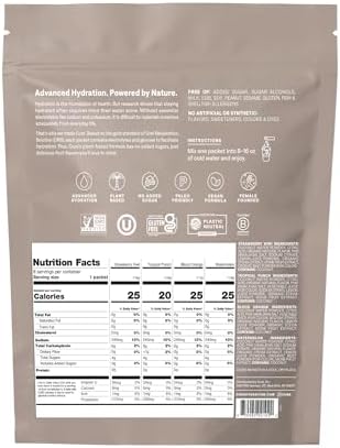 Cure Hydration | Plant-Based Electrolyte Drink Mix | No Added Sugar | FSA-HSA | Dehydration Relief Powder Made with Coconut Water | Non-GMO | Vegan | 8 Packets - Variety Pack