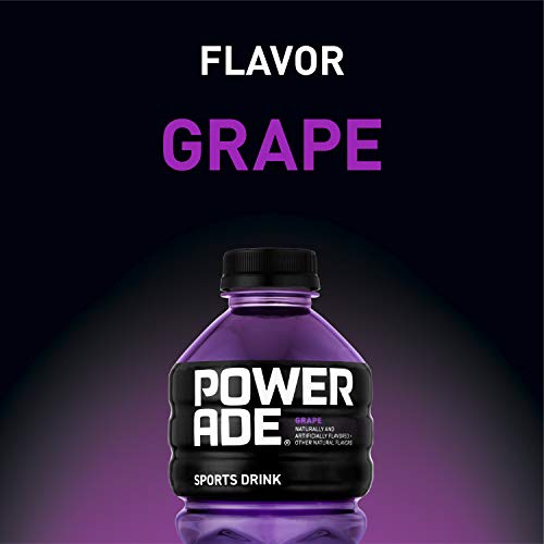 POWERADE Sports Drink Grape, 20 Ounce (Pack of 8)
