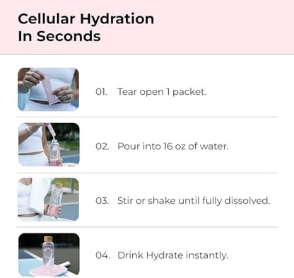 Instant Hydration Electrolytes Powder Packets - Raspberry Electrolyte Drink Mix - Zero Sugar - Keto, Vegan, Gluten-Free, Non-GMO - Boost Recovery, Brain Health, Muscle &amp; Tissue Support- 30 Sticks
