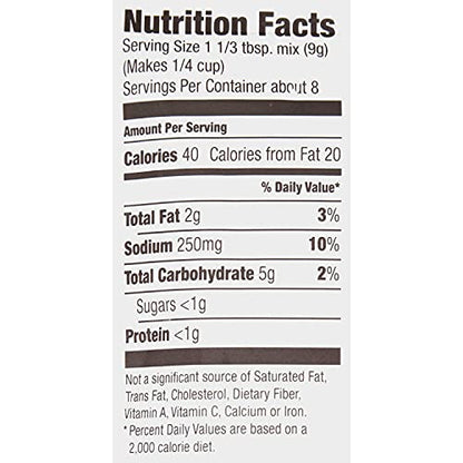 McCormick Original Country Gravy Mix, 2.64 oz (Pack of 8)