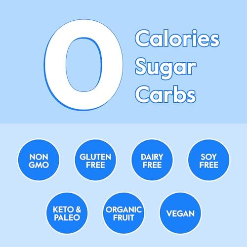 Nectar Energy Booster - Organic Caffeine, B12 &amp; Electrolytes - Sugar Free &amp; Zero Calorie – Healthy Coffee, Energy Drink &amp; Soda Alternative – Hydration &amp; Energy Supplement (Variety 30 Powder Packets)