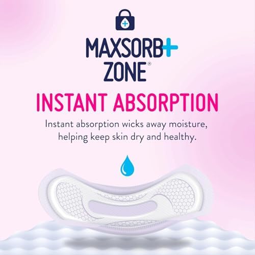 Prevail Plus | Long Length Incontinence Bladder Control Pads | Ultimate Absorbency | 90 Count (2 packs or 45)