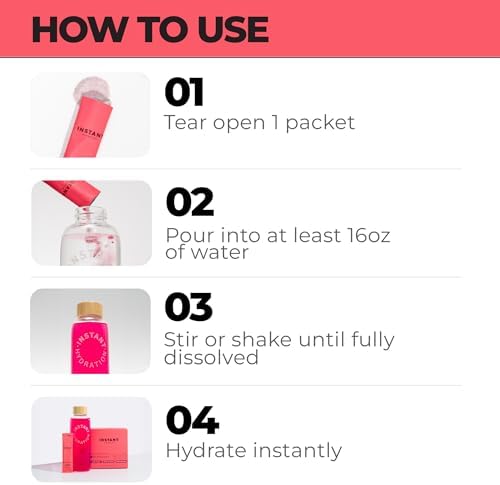 Instant Hydration Electrolytes Powder Packets - Raspberry Electrolyte Drink Mix - Zero Sugar - Keto, Vegan, Gluten-Free, Non-GMO - Boost Recovery, Brain Health, Muscle &amp; Tissue Support- 30 Sticks