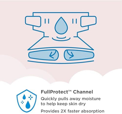 Amazon Brand - Mama Bear Plush Protection Diapers - Size 5, 31 Count, Hypoallergenic Premium Disposable Baby Diapers, White and Cloud Dreams