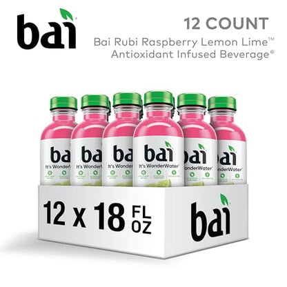 Bai Coconut Variety Pack, Antioxidant Infused Water Beverage, with Vitamin C and No Artificial Sweeteners, 18 fl oz bottles, 12 pack