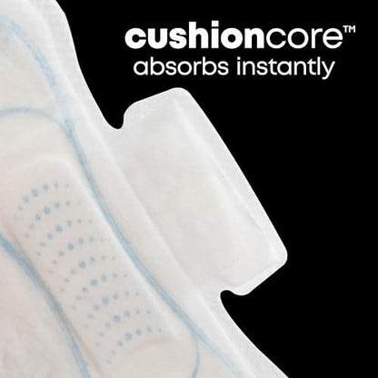 U by Kotex Ultra Thin Pads, Clean &amp; Secure, Heavy Absorbency, 56 Count (Packaging May Vary)