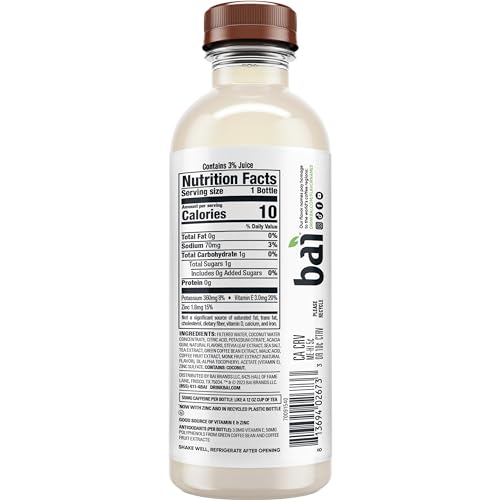 Bai Coconut Variety Pack, Antioxidant Infused Water Beverage, with Vitamin C and No Artificial Sweeteners, 18 fl oz bottles, 12 pack